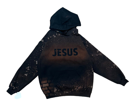 JESUS "Brick by Brick" Hoodie Black