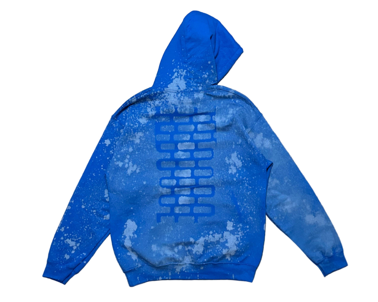 JESUS "Brick by Brick" Hoodie Blue