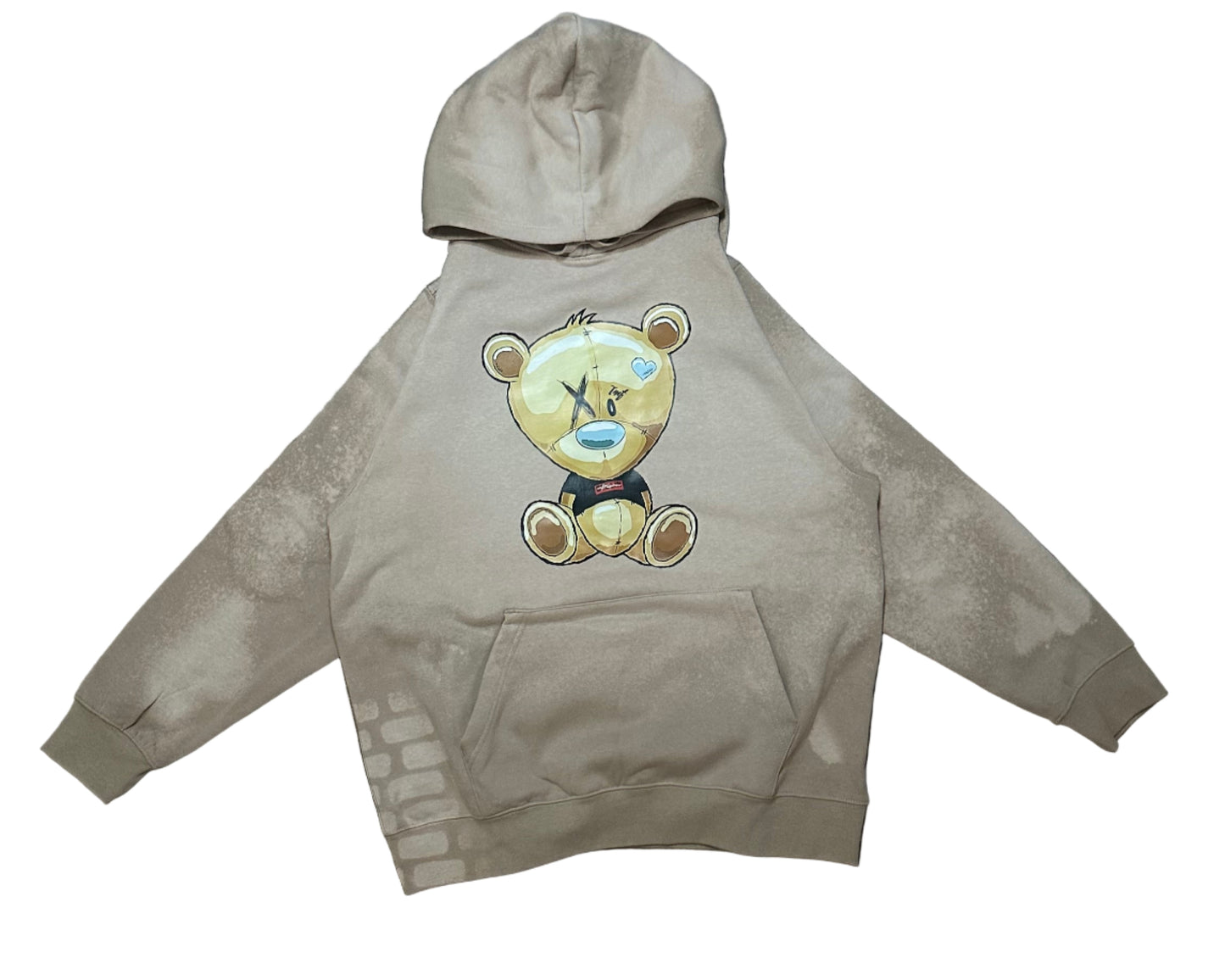 Ripped Bear Hoodie 2.0 Tan