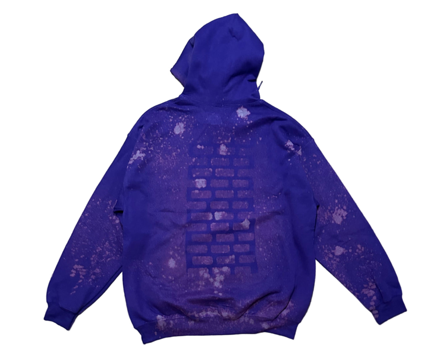 JESUS "Brick by Brick" Hoodie Purple